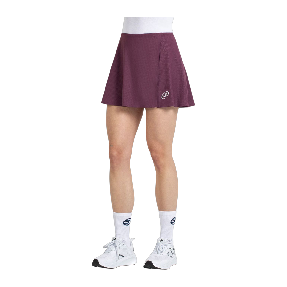 Falda de Pádel Bullpadel Odilia Mujer Ciruela (2)