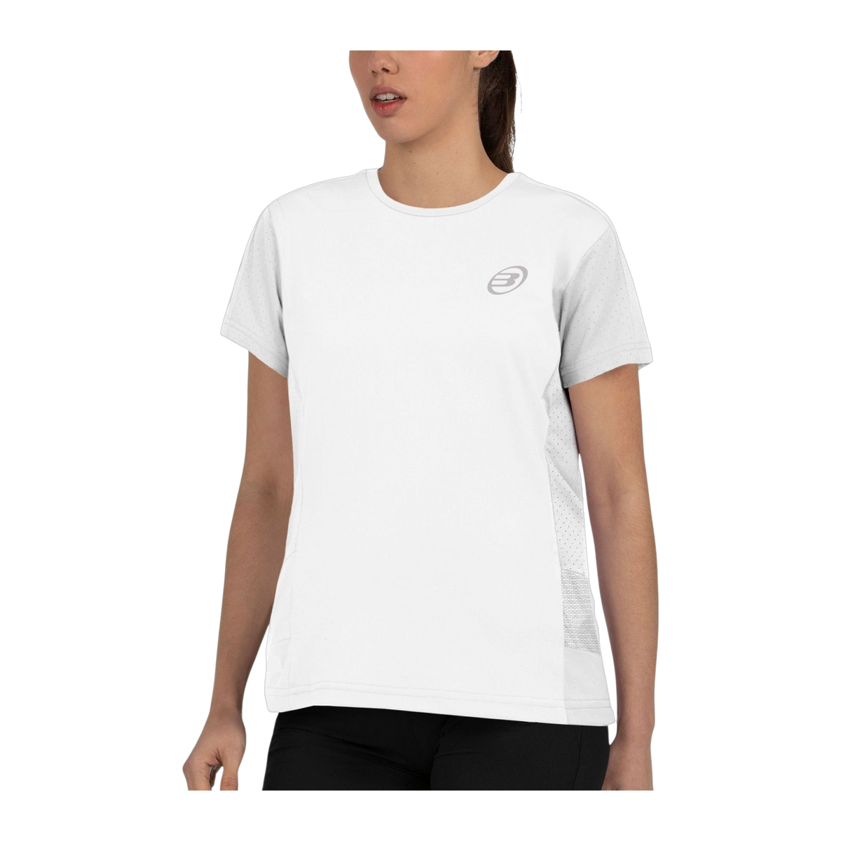 Camiseta de Pádel Bullpadel Omur Mujer Hielo (2)