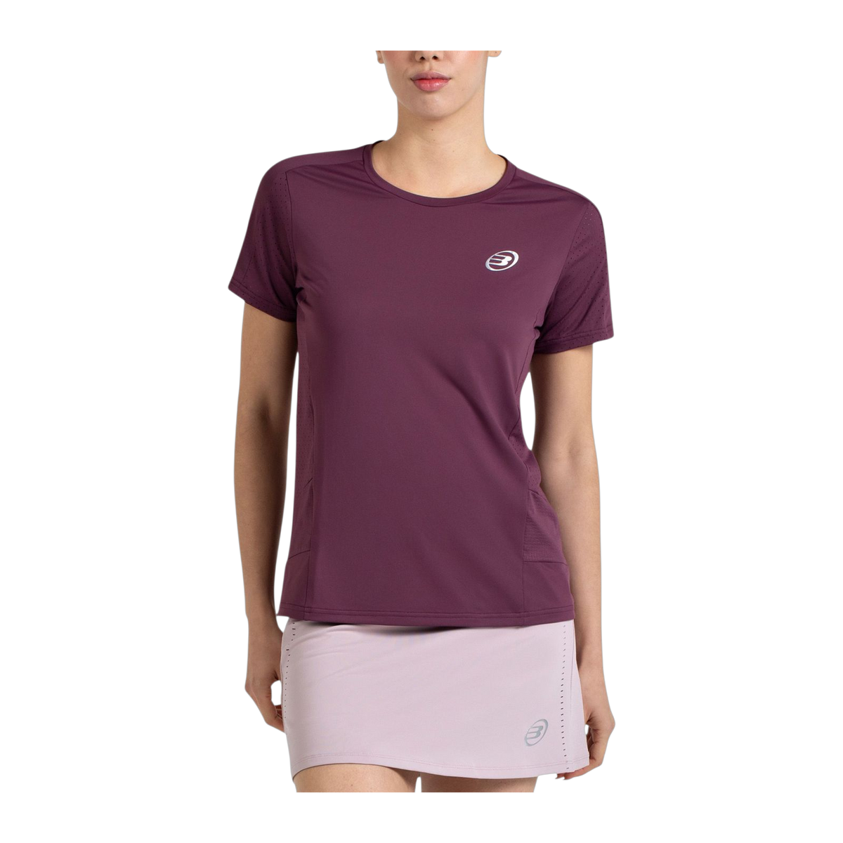 Camiseta de Pádel Bullpadel Omur Mujer Ciruela