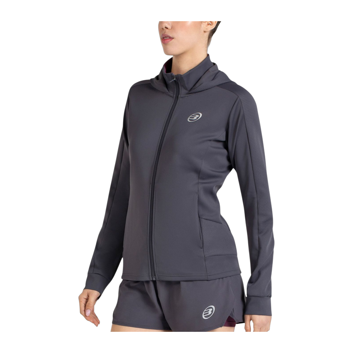 Sudadera de Pádel Bullpadel Otalo Mujer Asfalto (3)