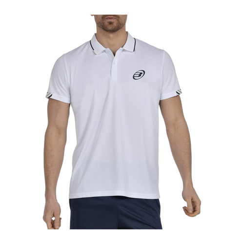 Polo de Pádel Bullpadel Tasel Hombre Blanco