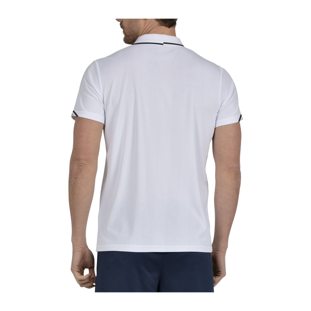 Polo de Pádel Bullpadel Tasel Hombre Blanco (4)