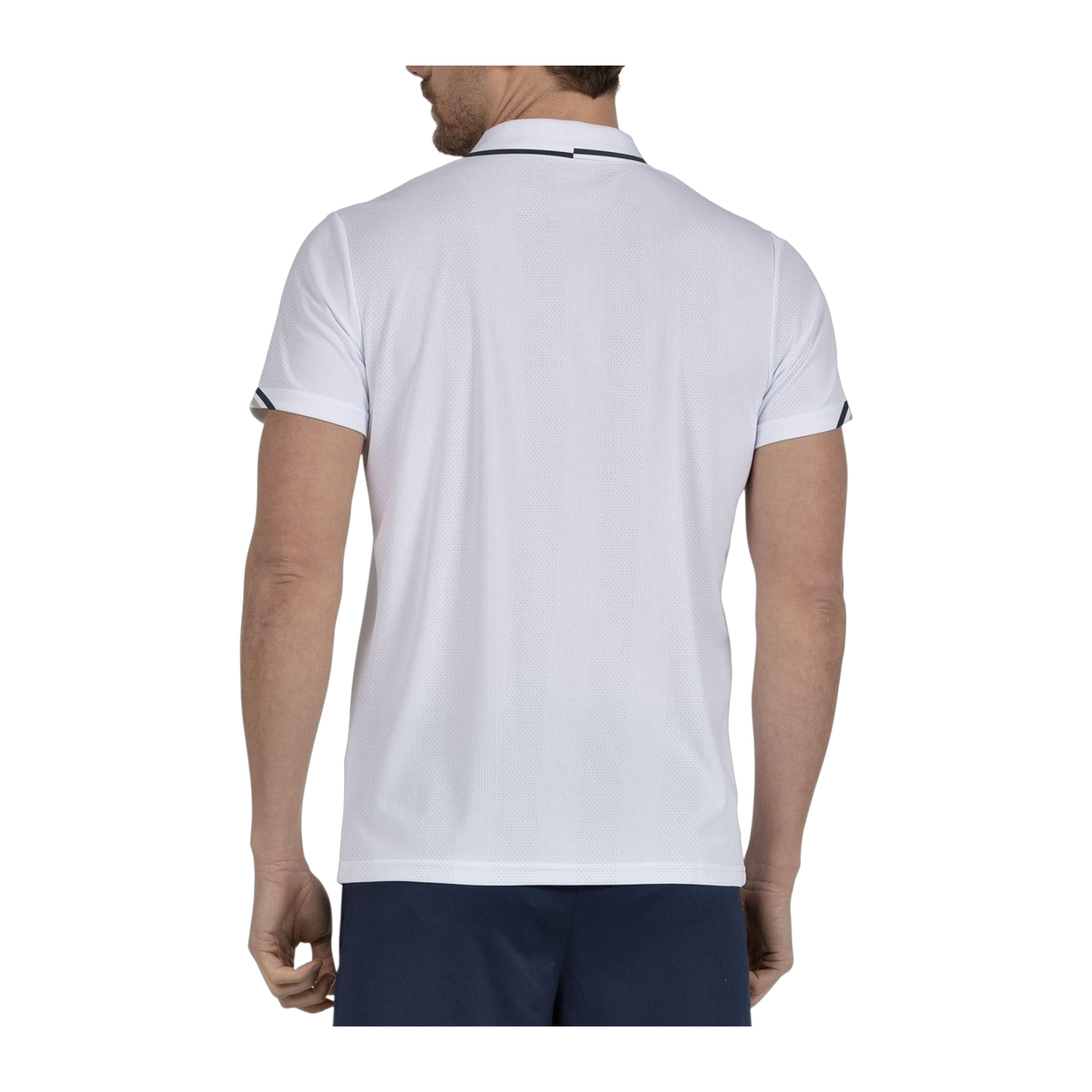 Polo de Pádel Bullpadel Tasel Hombre Blanco (4)