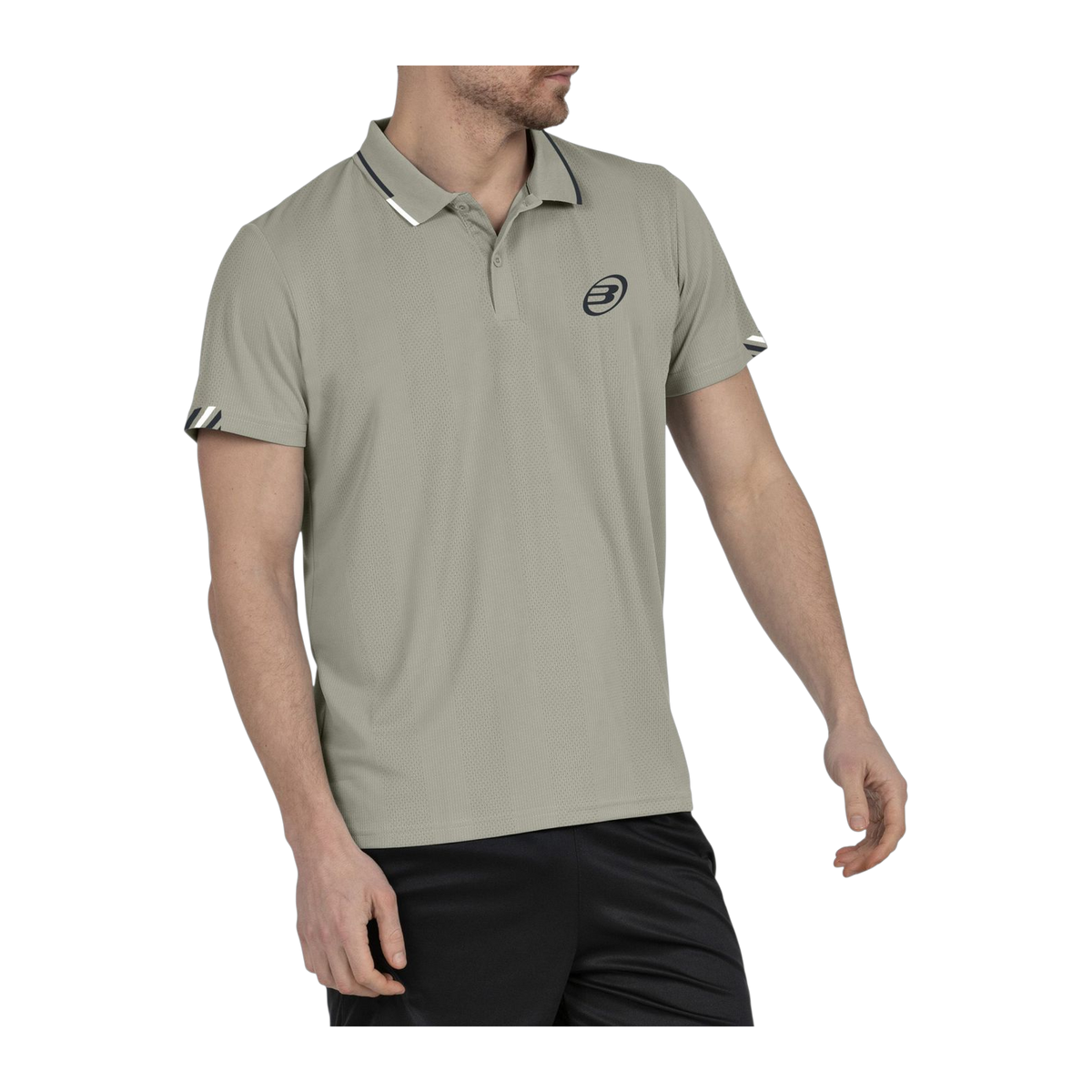 Polo de Pádel Bullpadel Tasel Hombre Topo (3)