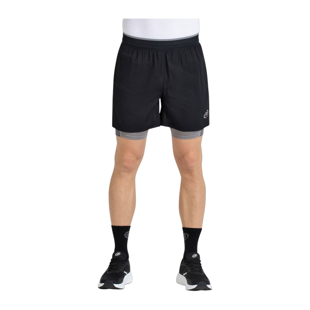 Pantalón corto de Pádel Bullpadel Tanoel Hombre Negro