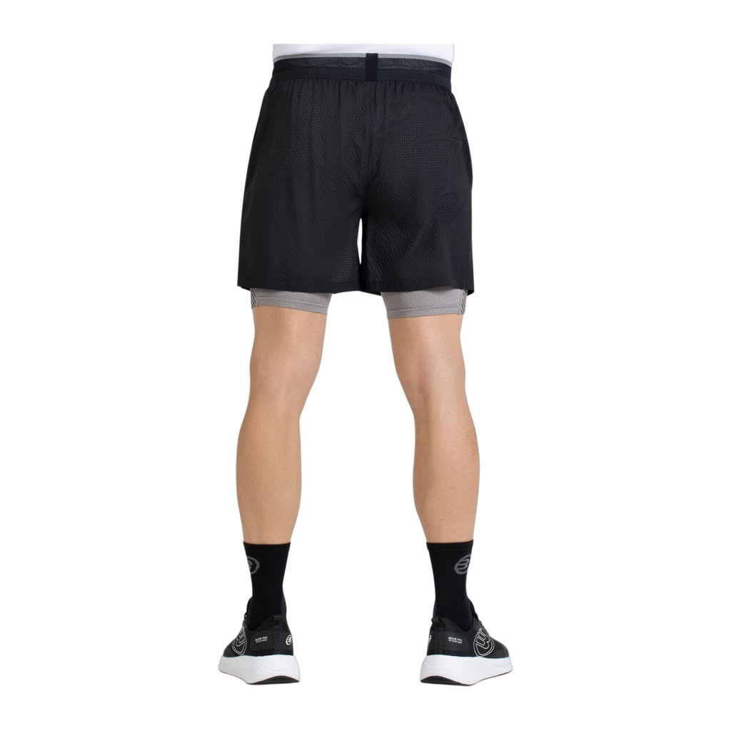 Pantalón corto de Pádel Bullpadel Tanoel Hombre Negro (4)
