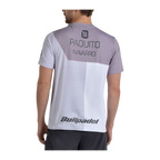 Camiseta de Pádel Bullpadel Paquito Navarro Hombre Blanco (4)