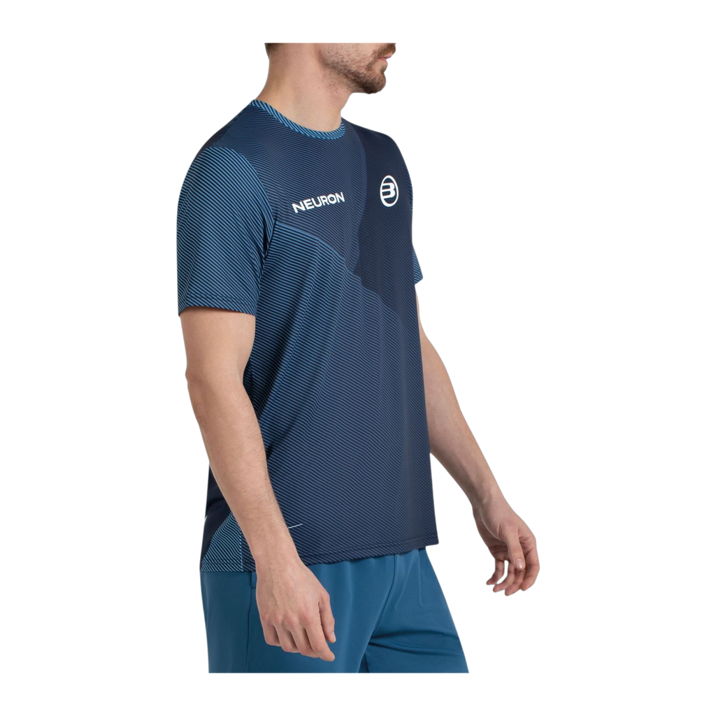 Camiseta de Pádel Bullpadel Chingotto Hombre Azul Atómico (2)