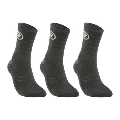 Calcetines de Pádel Bullpadel BP262 (Pack 3) Unisex Negro