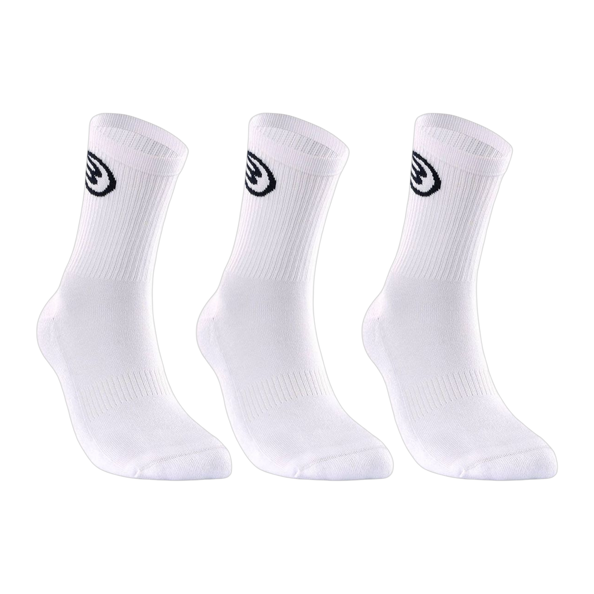 Calcetines de Pádel Bullpadel BP262 (Pack 3) Unisex Blanco