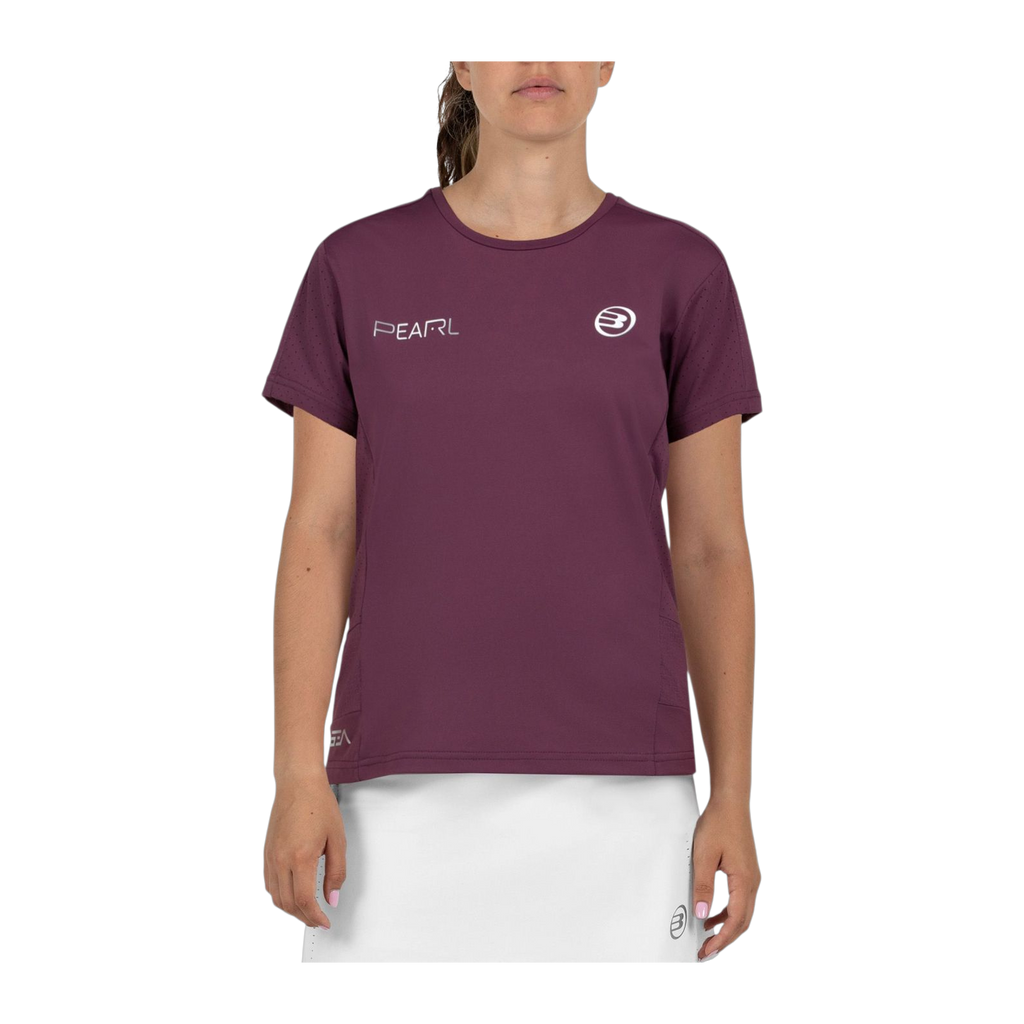 Camiseta de Pádel Bullpadel Bea Mujer Ciruela