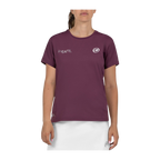 Camiseta de Pádel Bullpadel Bea Mujer Ciruela