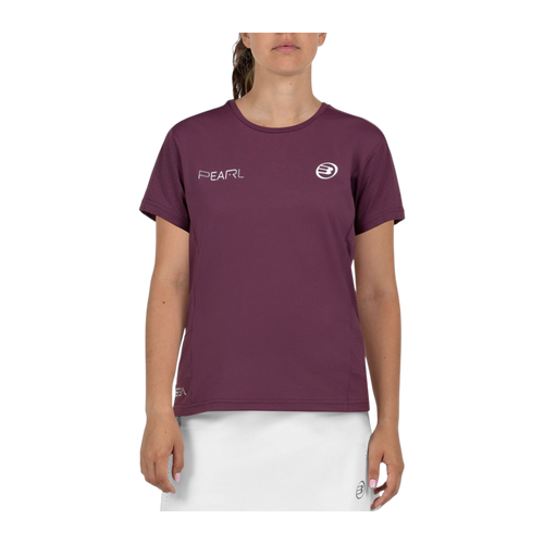Camiseta de Pádel Bullpadel Bea Mujer Ciruela