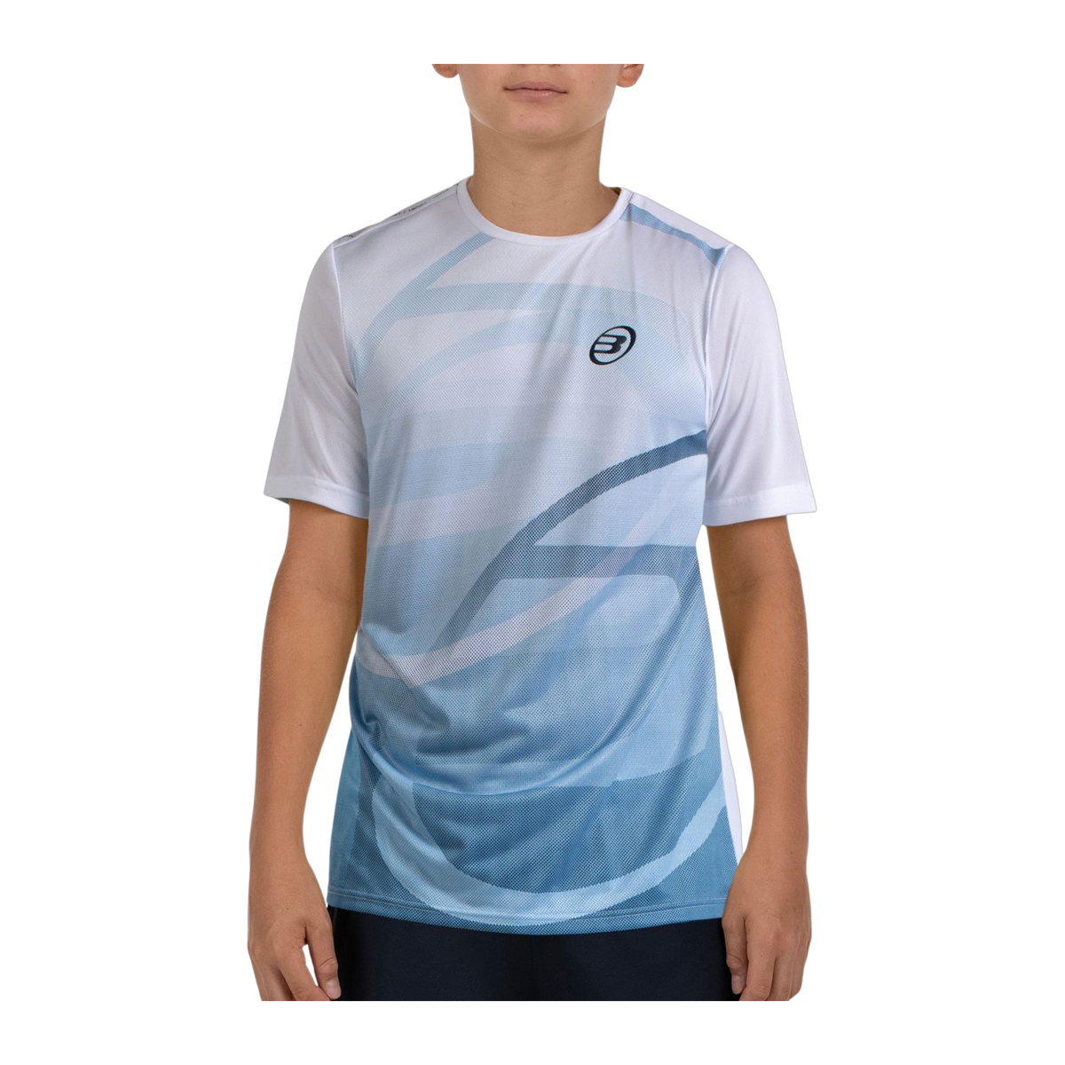 Camiseta de Pádel Bullpadel Cayon Niño Blanco