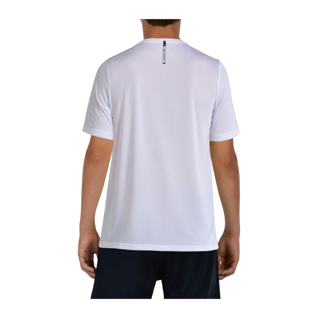 Camiseta de Pádel Bullpadel Cayon Niño Blanco (4)