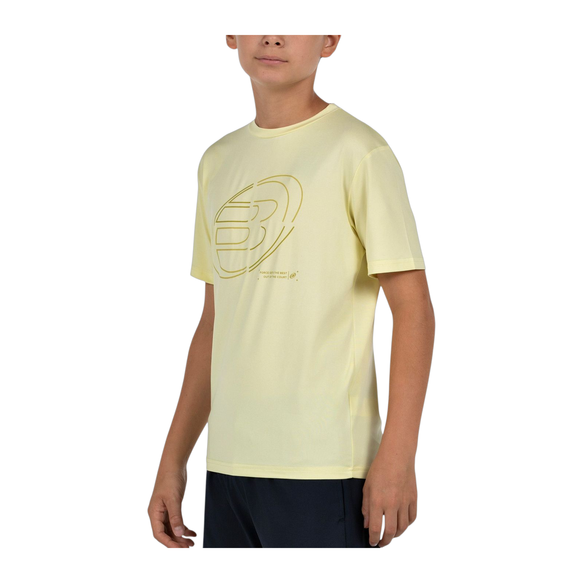 Camiseta de Pádel Bullpadel Cuno Niño Amarillo (3)
