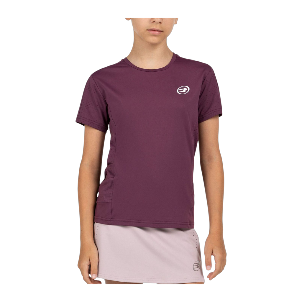 Camiseta de Pádel Bullpadel Omur Niña Ciruela