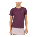 Camiseta de Pádel Bullpadel Omur Niña Ciruela