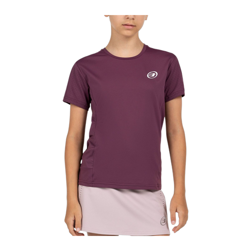 Camiseta de Pádel Bullpadel Omur Niña Ciruela