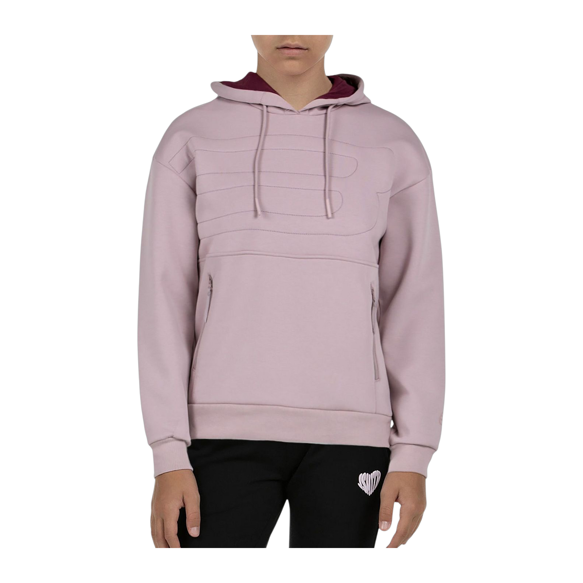 Sudadera de Pádel Bullpadel Eolia Niña Rosa Sombra