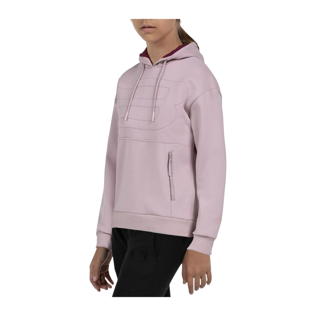 Sudadera de Pádel Bullpadel Eolia Niña Rosa Sombra (3)