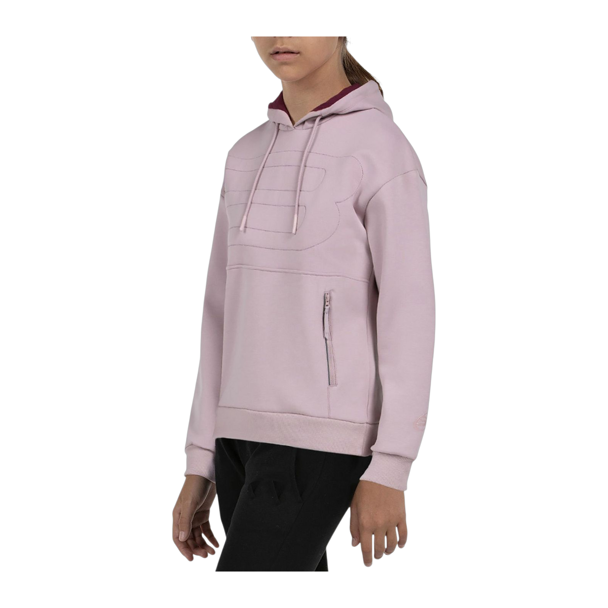 Sudadera de Pádel Bullpadel Eolia Niña Rosa Sombra (3)