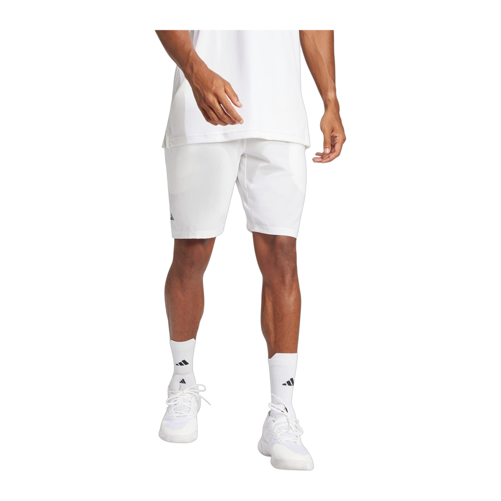Pantalón corto de Pádel Adidas Club Stretch Woven Hombre Blanco (2)