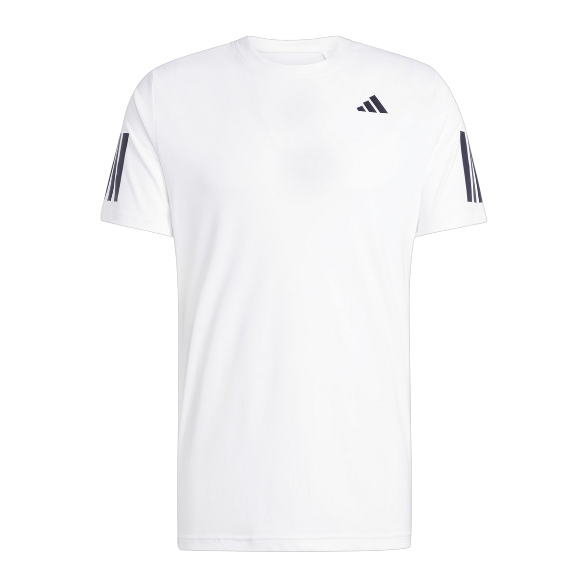Camiseta de Pádel Adidas Club 3 Bandas Hombre Blanco