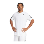 Camiseta de Pádel Adidas Club 3 Bandas Hombre Blanco (2)