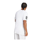 Camiseta de Pádel Adidas Club 3 Bandas Hombre Blanco (3)