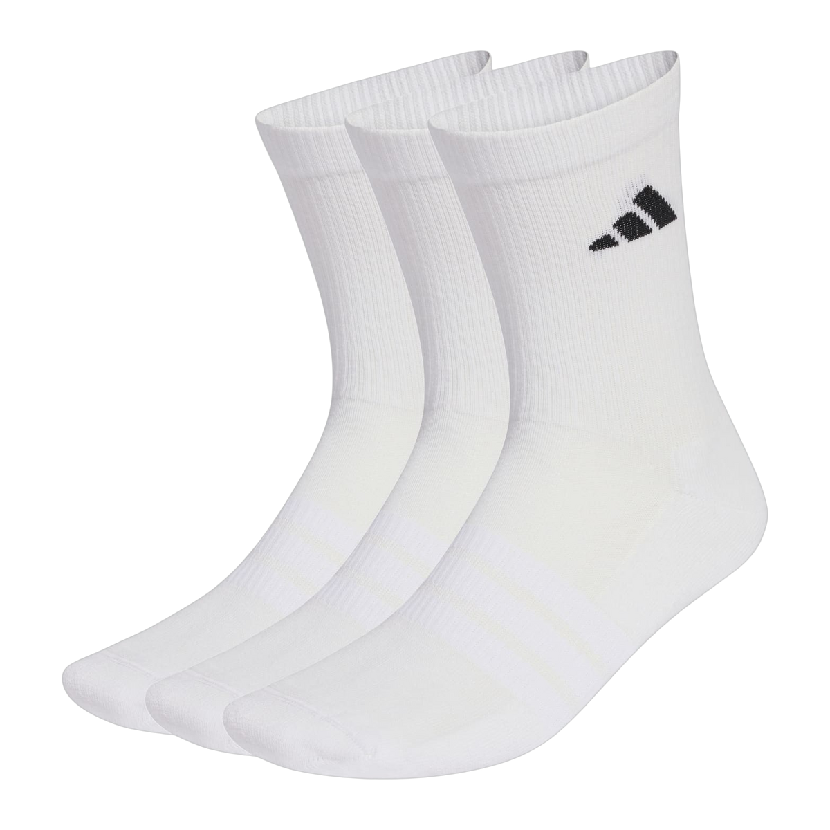 Calcetines de Pádel Adidas Essentials Media Caña (Pack 3) Unisex Blanco/Negro