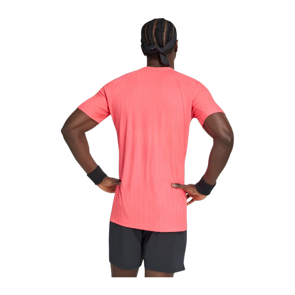 Camiseta de Pádel Adidas Freelift Hombre Rosa Coral (3)