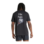Camiseta de Pádel Adidas Padel Category Graphic Hombre Negro (3)