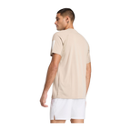 Camiseta de Pádel Adidas Club 3 Bandas Hombre Beige (3)